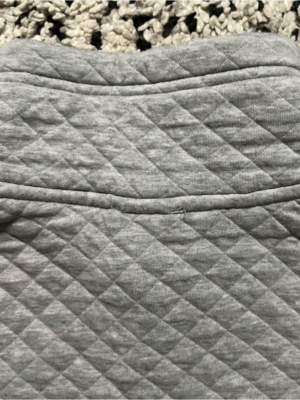 Patagonia Organic Cotton Quilt Snap-T Pullover Sweater Grey Burgundy Women’s XS - Picture 12 of 16